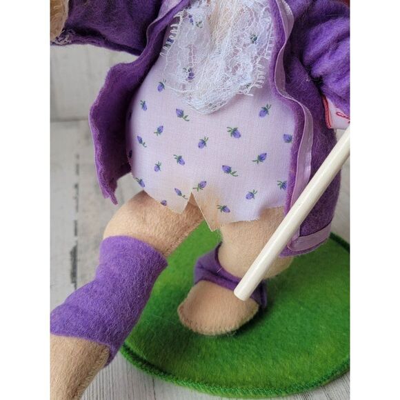 Annalee 1990 Easter Bunny parade baton purple rabbit - Picture 3 of 12